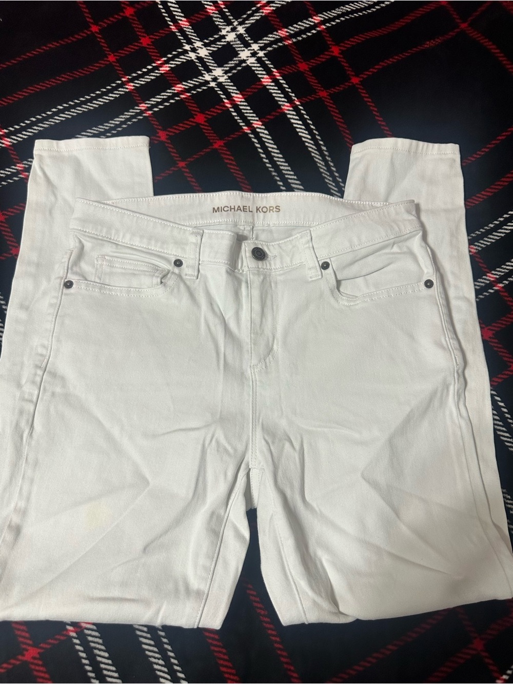Michael Kors White Skinny Jeans for Women